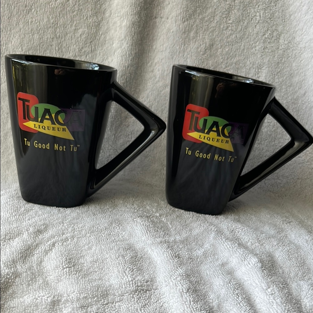 Tuaca Black Coffee Mugs Set